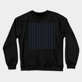 Blue Charcoal Stripe by Suzy Hager    Black & Stripe Crewneck Sweatshirt